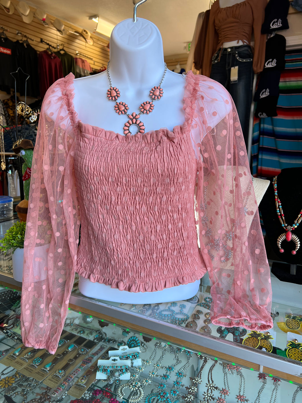 Lupita Dusty pink Top💓