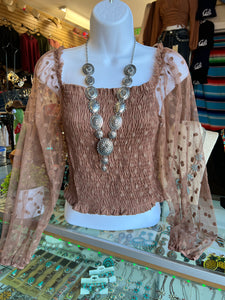 Concho silvertone set