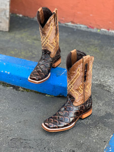 Rodeo boots 🔥 piroluco leather print AS cafe