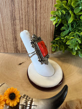 Load image into Gallery viewer, Red western ring