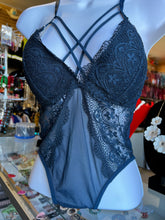 Load image into Gallery viewer, V Neck lace bodysuit one piece
