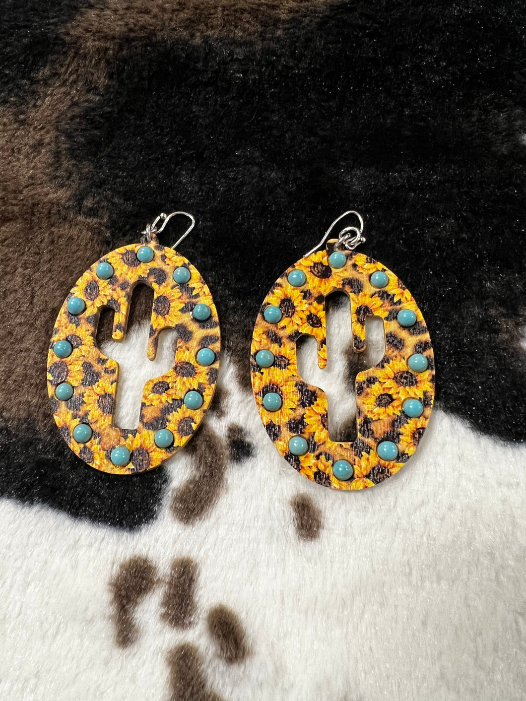 Cactus earrings