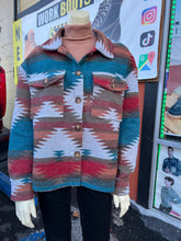 Load image into Gallery viewer, Aztec Print Jacket size medium only