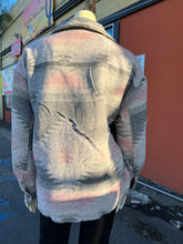 Load image into Gallery viewer, Pink Aztec Print Jacket size medium only