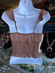 Karina Brown Tank top