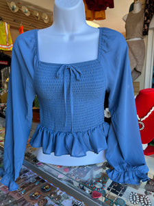 Laurita Long sleeve top size small only