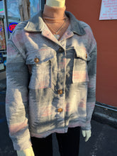 Load image into Gallery viewer, Pink Aztec Print Jacket size medium only