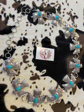 Load image into Gallery viewer, Western Eagle Chain Belt 42” long