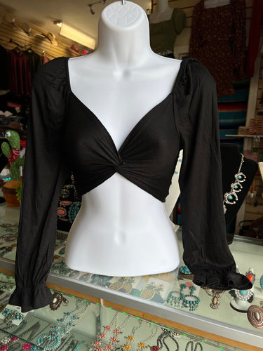Ximena Black Top