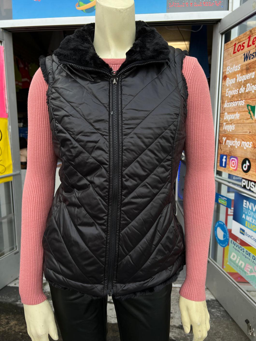 Reversible Vest (black and burgundy colors available)
