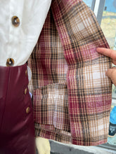 Load image into Gallery viewer, Isabella Plaid Jacket size small to large