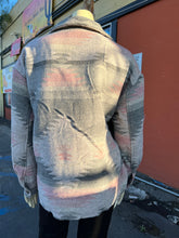 Load image into Gallery viewer, Pink Aztec Print Jacket size medium only