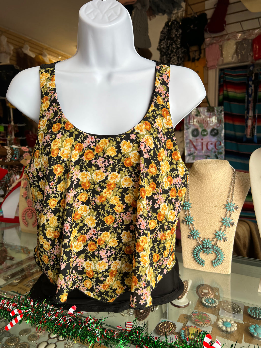 Floral blouse size small and large