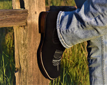 Cargar imagen en el visor de la galería, 001 Botín vaquero gamusa - men&#39;s boots - 723 Black